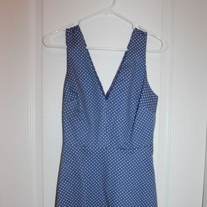 VS Blue/White Polka Dot Dress Size 6